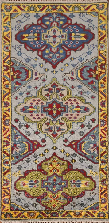 Handmade Heriz Serapi Indian Accent Rug 3x6