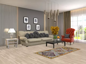 Handmade Heriz Serapi Indian Accent Rug 3x6