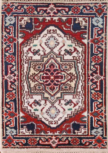 Handmade Heriz Serapi Oriental Rug 2x3