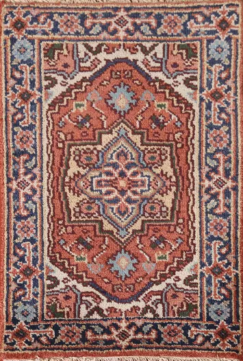 Handmade Heriz Serapi Oriental Rug 2x3