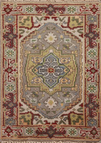 Gray Heriz Serapi Oriental Rug 2x3