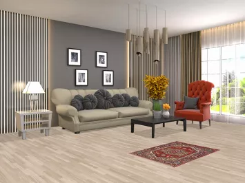 Geometric Heriz Serapi Indian Rug 2x3