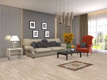 Geometric Heriz Serapi Indian Wool Rug 2x3