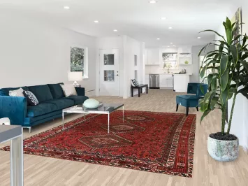 Vintage Shiraz Persian Area Rug 7x10