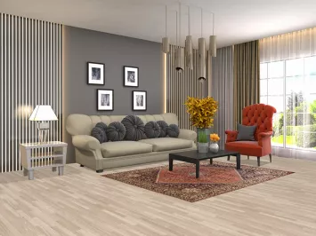 Vegetable Dye Tribal Abadeh Persian Rug 5x6