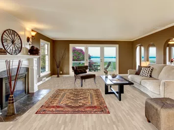 Tribal Geometric Qashqai Persian Area Rug 5x8