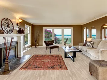 Vegetable Dye Shiraz Persian Area Rug 5x8