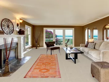 Orange Anatolian Turkish Runner Rug 3x12