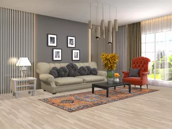 Vintage Wool Oushak Turkish Runner Rug 4x10