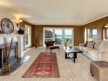 Geometric Red Heriz Persian Runner Rug 3x13