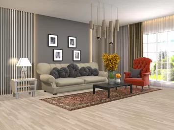 Geometric Hamedan Persian Runner Rug 4x11