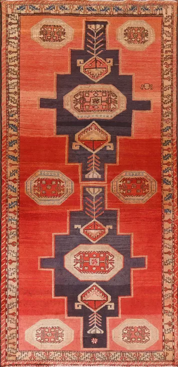 Geometric Ardebil Persian Living Room Rug 5x10