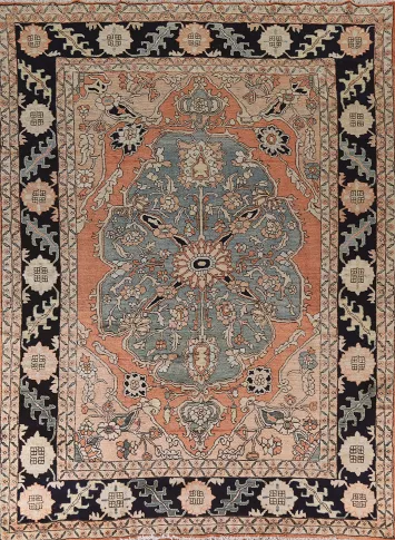 Vegetable Dye Heriz Serapi Persian Area Rug 9x12