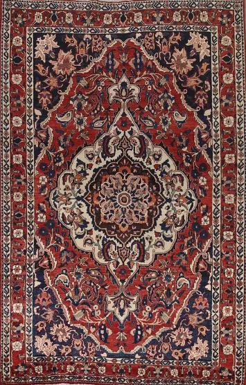 Handmade Bakhtiari Persian Area Rug 7x11