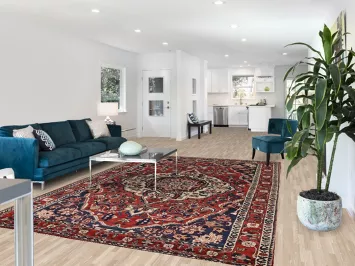 Handmade Bakhtiari Persian Area Rug 7x11