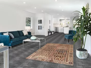 Antique Geometric Lori Persian Rug 4x7