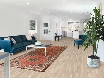 Vintage Wool Ardebil Persian Runner Rug 4x11