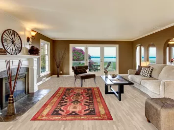 Geometric Ardebil Persian Area Rug 5x10