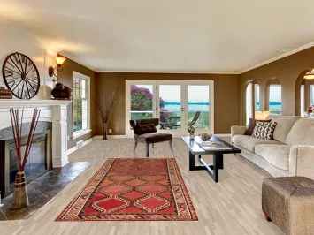 Geometric Lori Persian Runner Rug 4x10