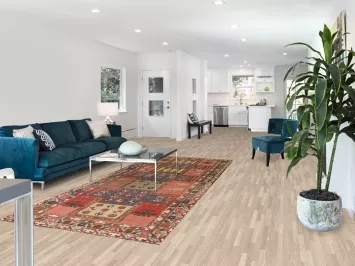 Pink Geometric Ardebil Persian Living Room Rug 5x10