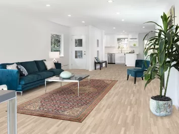 Vintage Blue Hamedan Persian Runner Rug 4x10