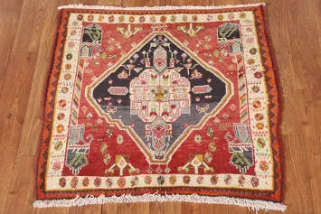 Vegetable Dye Abadeh Square Persian Rug 2x2