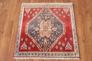 Vegetable Dye Abadeh Square Persian Rug 2x2