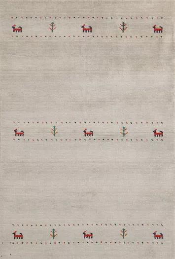 Tribal Gabbeh Oriental Rug 4x6