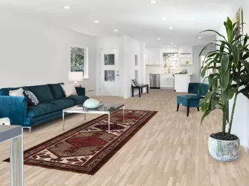 Ivory Wool Ardebil Persian Runner Rug 3x11