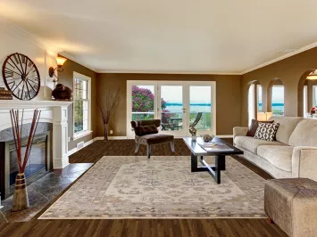 Floral Wool Oushak Oriental Area Rug 9x12