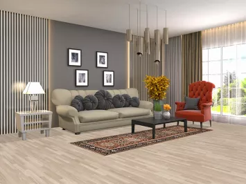 Orange Heriz Serapi Indian Runner Rug 3x8