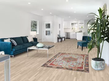 Light Blue Heriz Serapi Oriental Rug 4x6