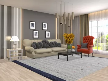 Tribal Wool Gabbeh Oriental Area Rug 8x10