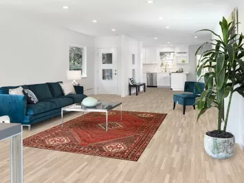 Vintage Qashqai Persian Area Rug 5x8