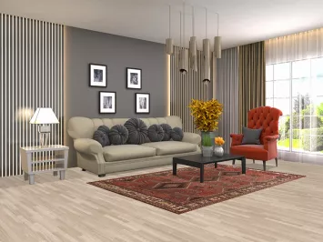 Antique Vegetable Dye Qashqai Persian Rug 5x7