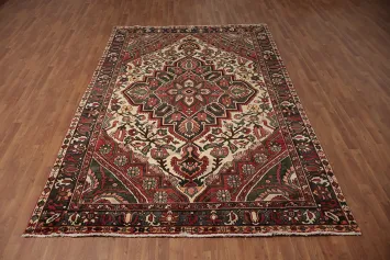 Bohemian Chic Bakhtiari Persian Area Rug 7x10 Ideal for Cozy Ambiance