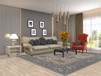 Handmade Oushak Living Room Area Rug 8x10