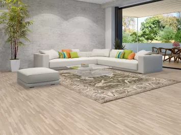 All-Over Green Oushak Living Room Area Rug 9x12