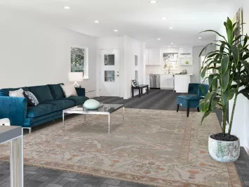 Handmade Oushak Oriental Area Rug 9x12