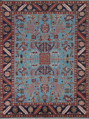 Light Blue Oushak Oriental Area Rug 8x10