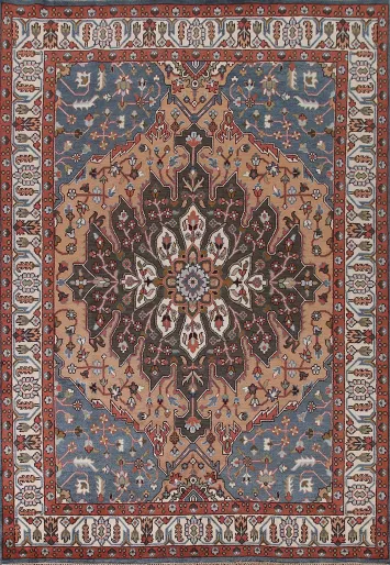 Handmade Wool Bakhtiari Indian Area Rug 9x12