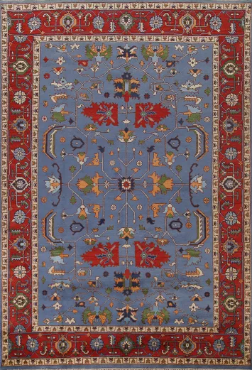 Blue Heriz Serapi Living Room Area Rug 9x12