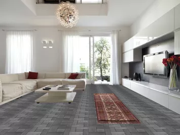 Geometric Heriz Persian Runner Rug 3x14