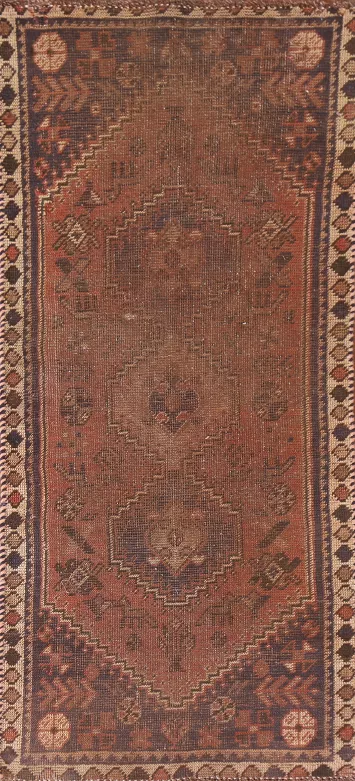 Antique Qashqai Persian Rug 3x6