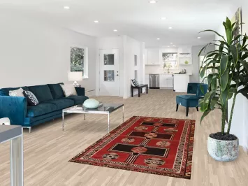 Geometric Red Lori Persian Rug 4x8