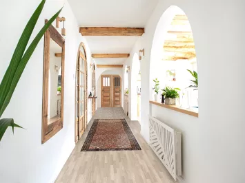 Vintage Wool Malayer Persian Runner Rug 3x11