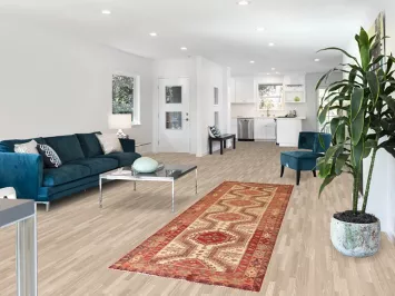 Handmade Wool Ardebil Persian Runner Rug 3x10