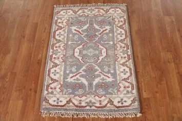 Gray Oushak Indian Rug 2x3