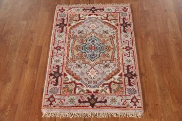 Geometric Heriz Serapi Indian Rug 2x3