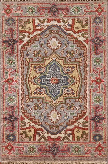 Handmade Heriz Serapi Oriental Rug 2x3